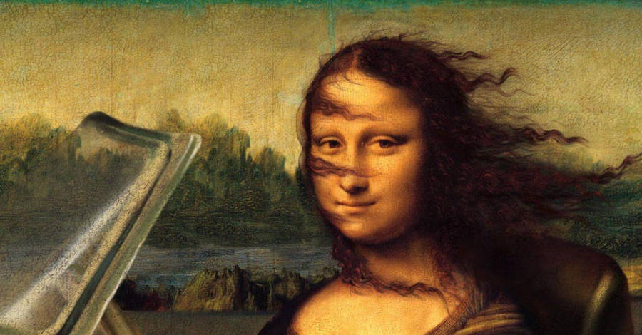 Mona Lisa Car Ride Wallpaper