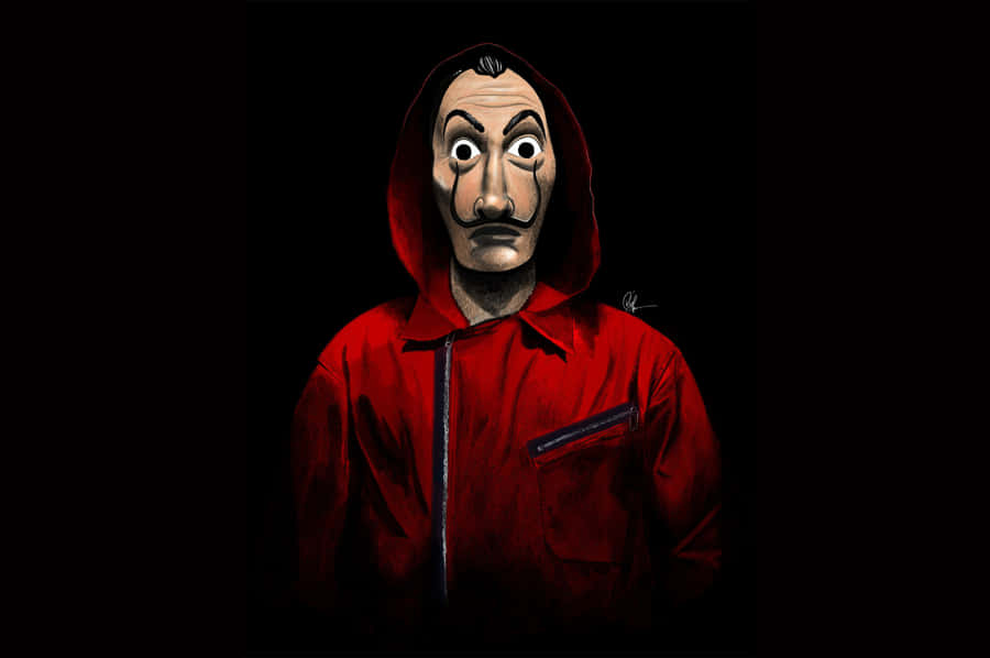 Money Heist Mask Poster Wallpaper