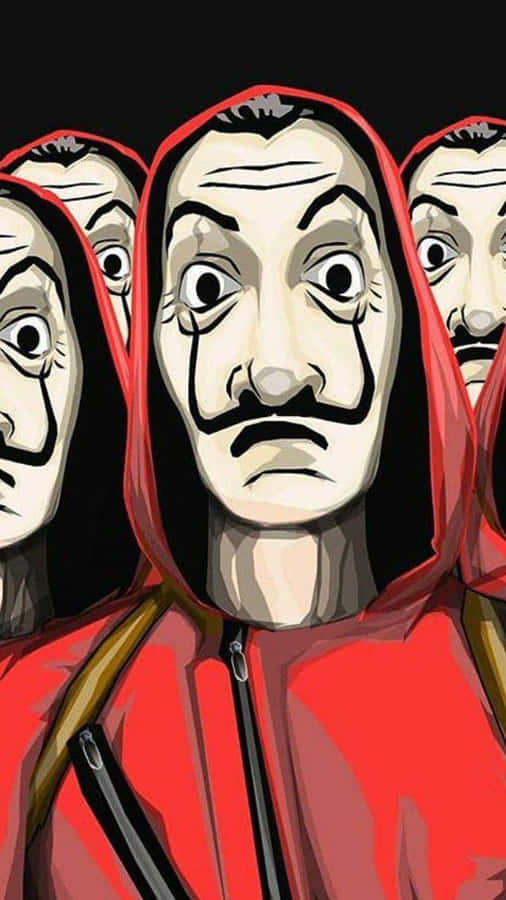 Money Heist Mask Poster Wallpaper