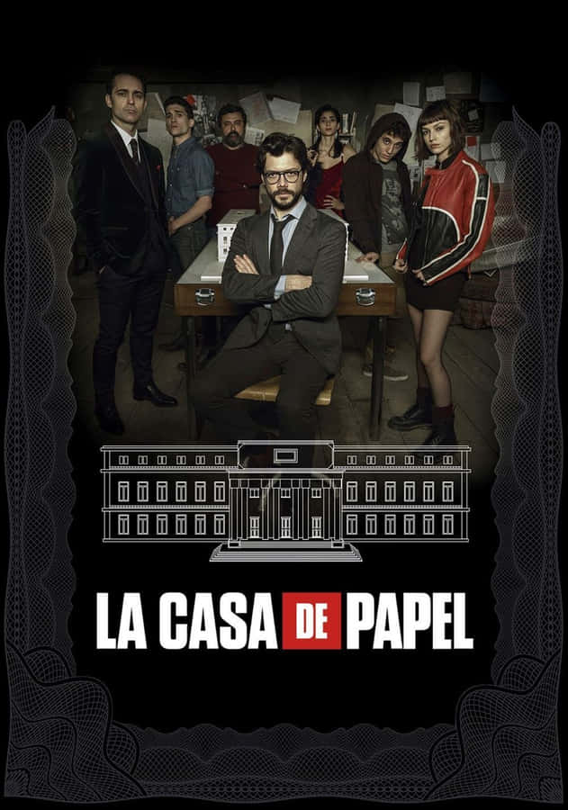 Money Heist Season 1 Poster Wallpaper