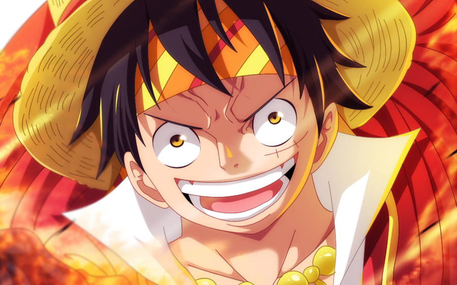 Monkey D. Luffy Smile Wide Wallpaper