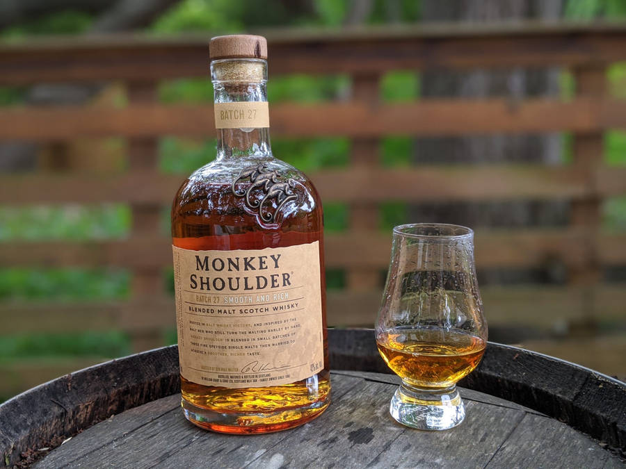 Monkey Shoulder Batch 27 In The Outdoors Wallpaper