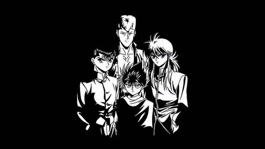 Monochromatic Poster Yuyu Hakusho Wallpaper