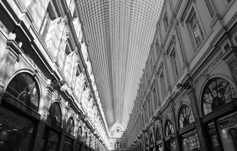 Monochrome Brussels Wallpaper