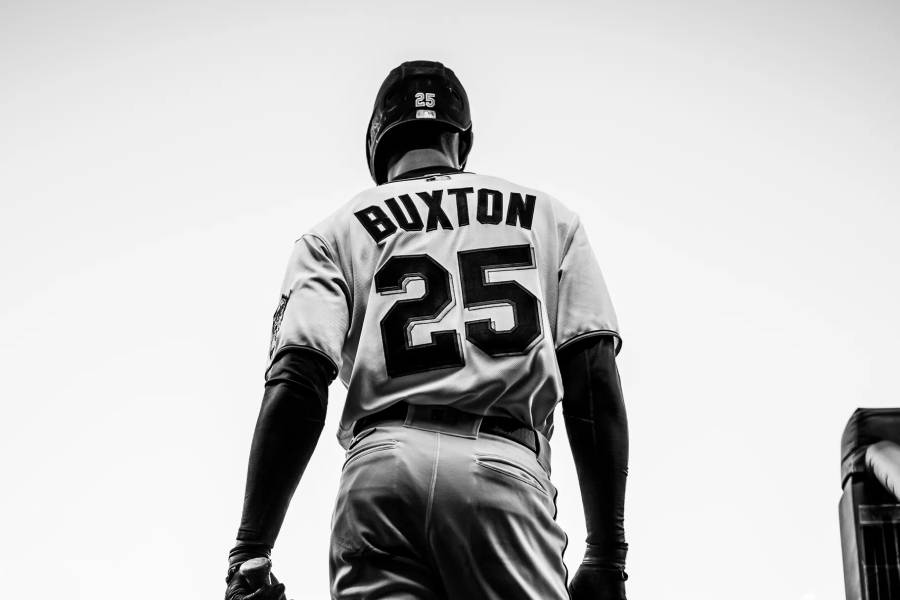 Monochrome Byron Buxton Wallpaper