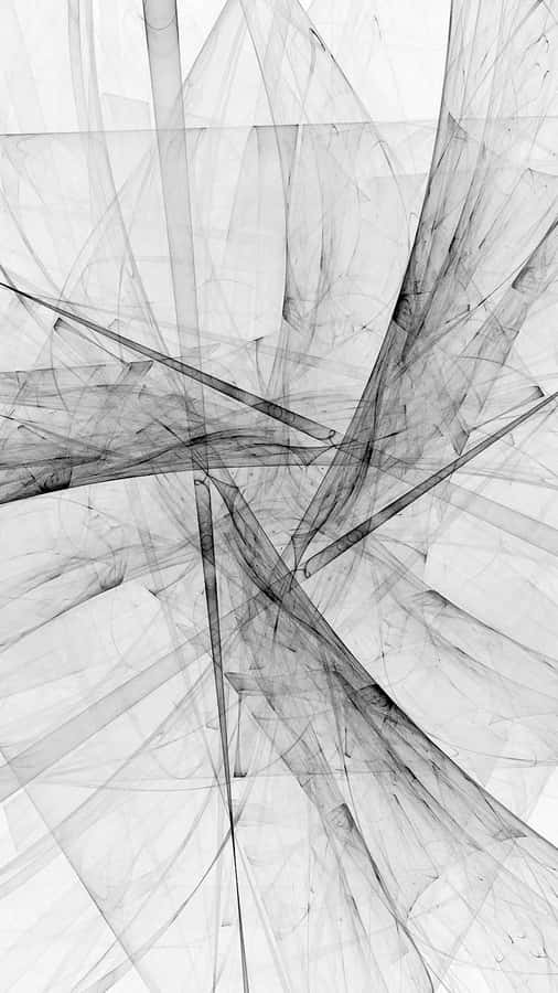 Monochrome Translucent Abstract Lines Wallpaper