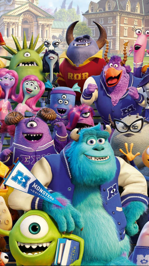 Monsters University Class Photo Wallpaper