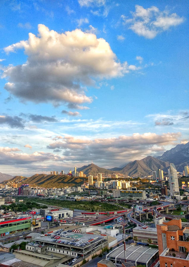 Monterrey Drone Shot Wallpaper