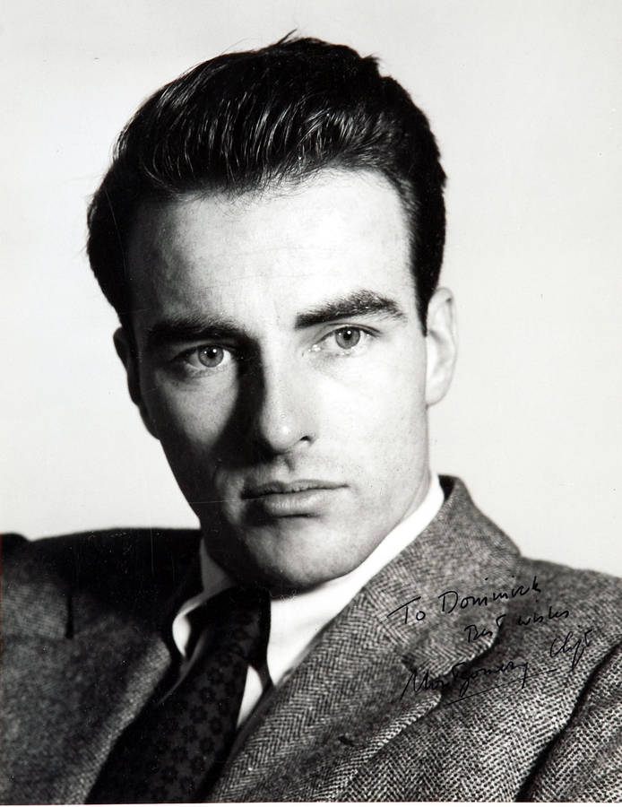 Montgomery Clift Eerie Stare Wallpaper