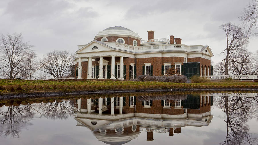 Monticello Building In Va United States Wallpaper