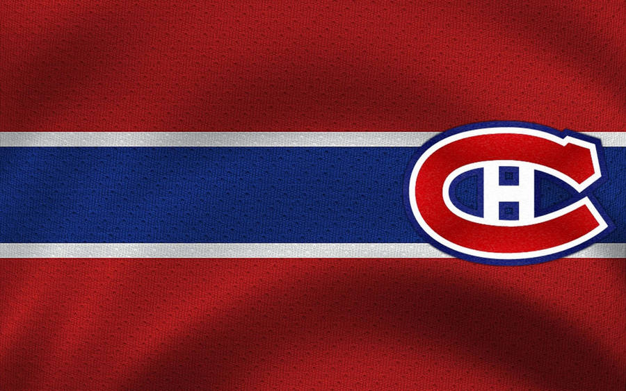 Montreal Canadiens Emblem Flag Wallpaper