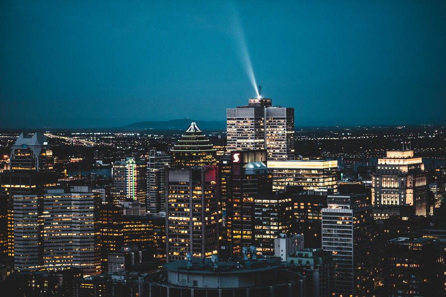 Montreal City Lights Wallpaper