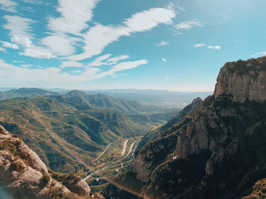 Montserrat Roads Wallpaper