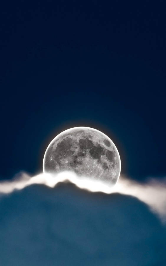 Moon Phone Dark Sky Wallpaper