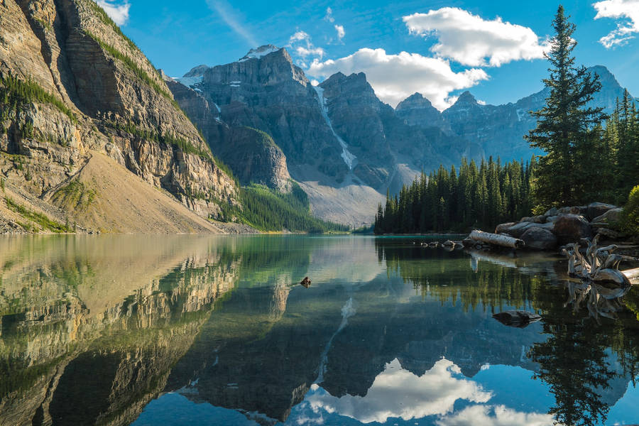 Moraine Lake Mountain Macbook Wallpaper