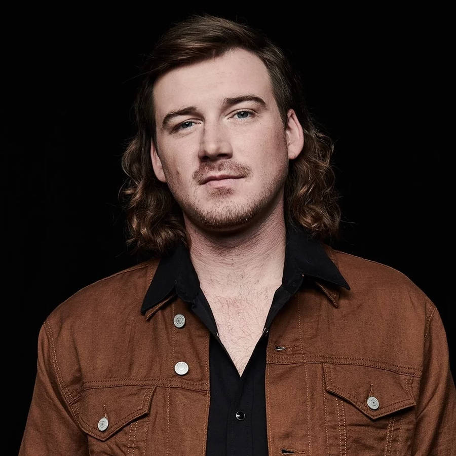 Morgan Wallen Brown Denim Jacket Wallpaper