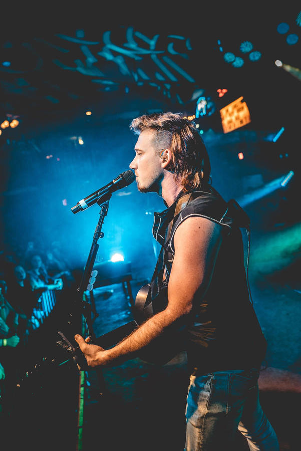 Morgan Wallen Mullet Hairstyle Wallpaper