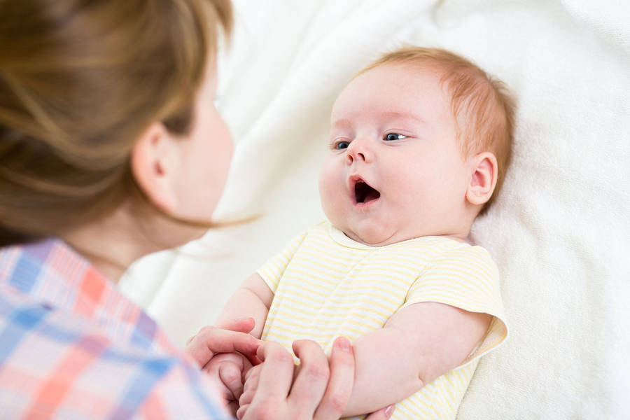 Mother Playing With Baby Love Wallpaper