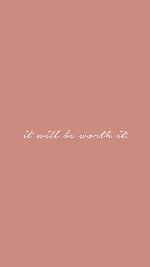 Motivation Aesthetic Pink Wallpaper