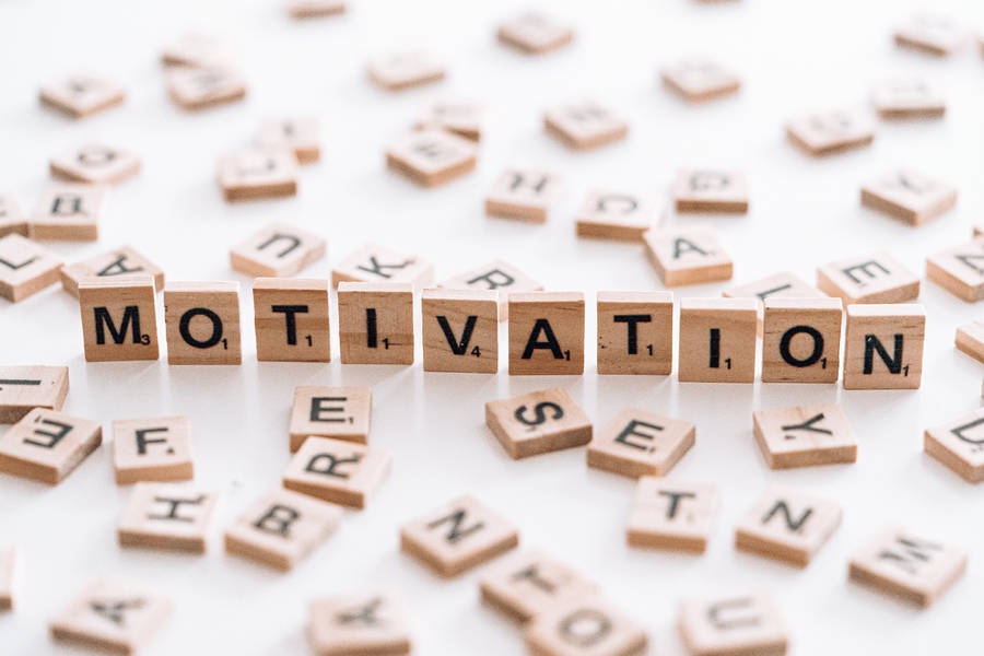 Motivation Scrabble Tiles Wallpaper