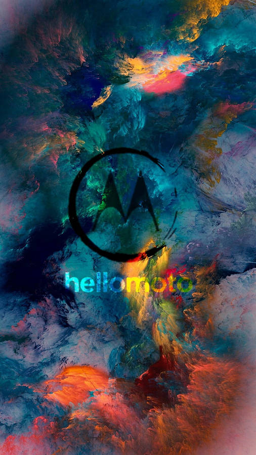 Motorola Colorful Cloud Art Wallpaper