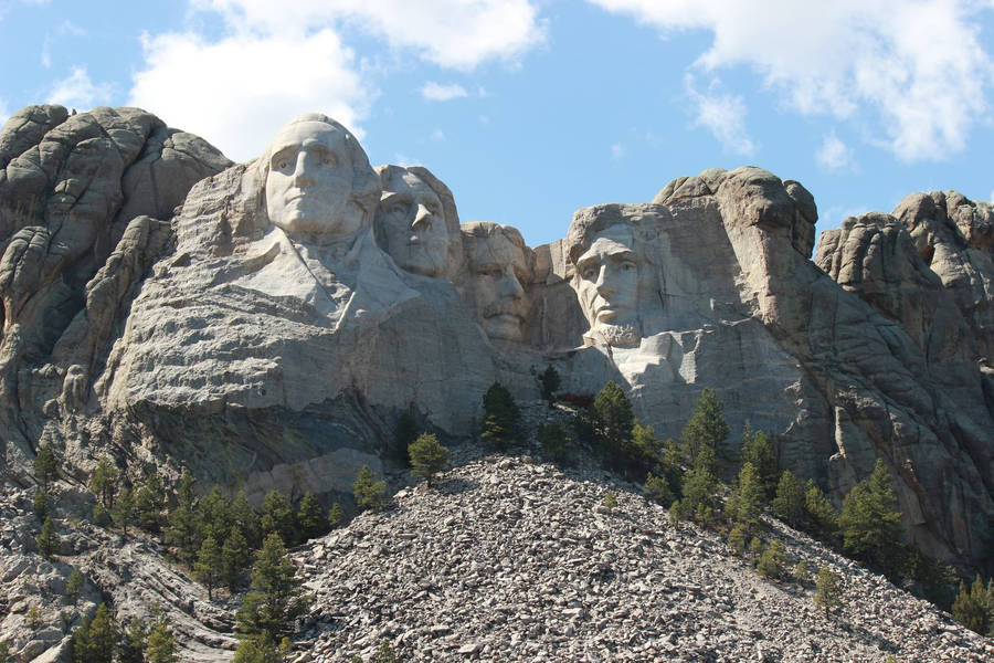 Mount Rushmore Low Angle Shot Wallpaper