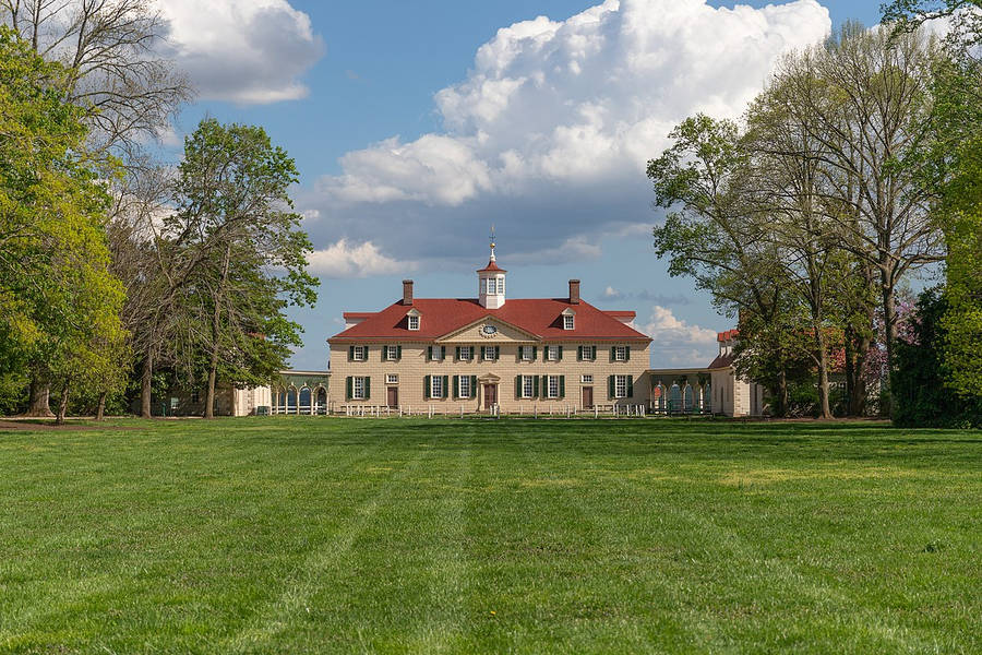 Mount Vernon Greenery Wallpaper