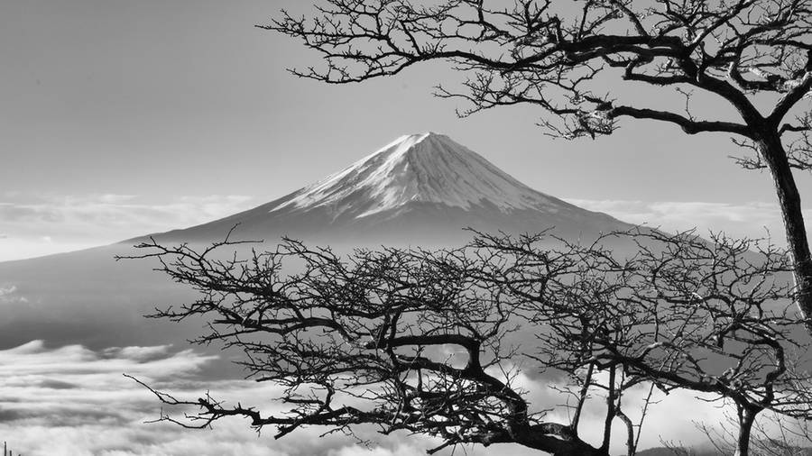 Mountain Japanese Nature Wallpaper