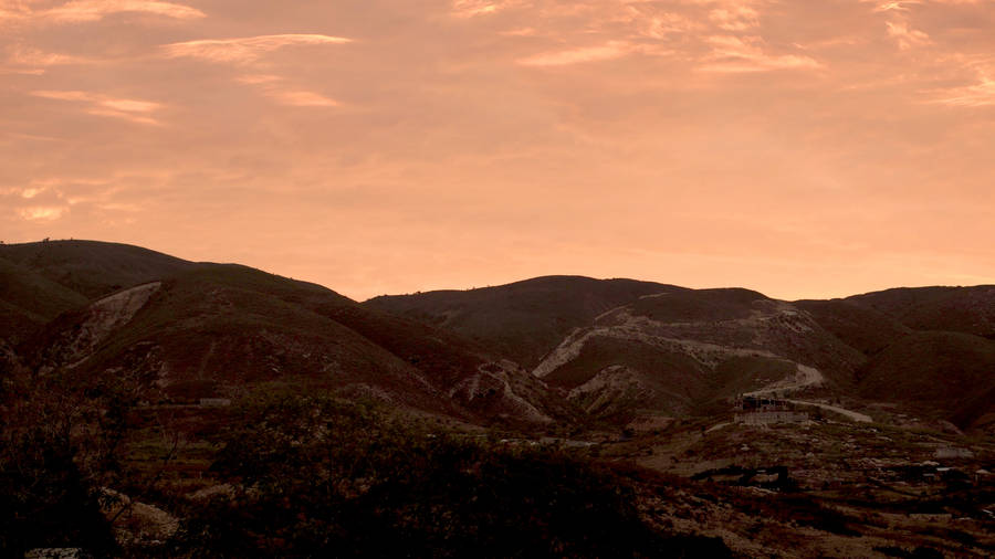 Mountain Ranges Black Hd Desktop Wallpaper