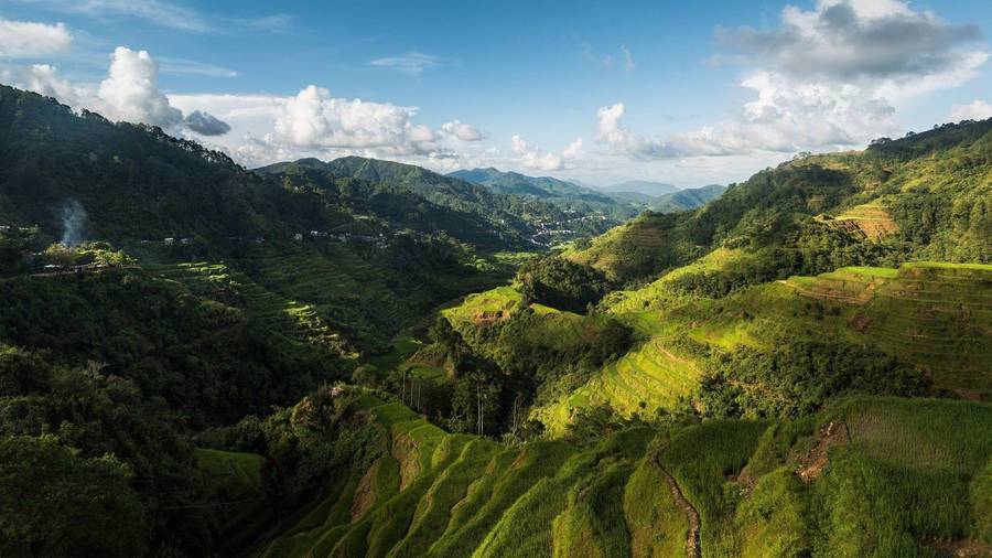 Mountain View In Nueva Vizcaya Philippines Wallpaper