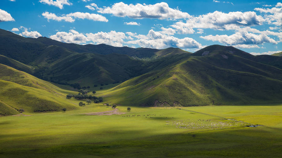 Mountains In Mongolia Wallpaper