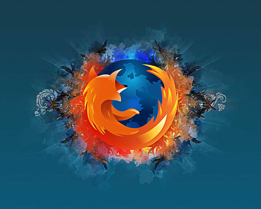 Mozilla Firefox Browser Kaleidoscope Wallpaper