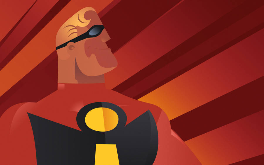 Mr. Incredible Edited Vintage Wallpaper