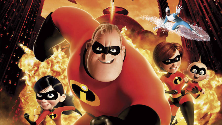 Mr. Incredible Explosion Wallpaper