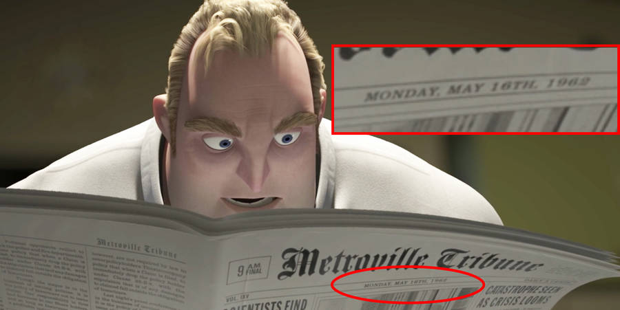 Mr. Incredible Newspaper Wallpaper