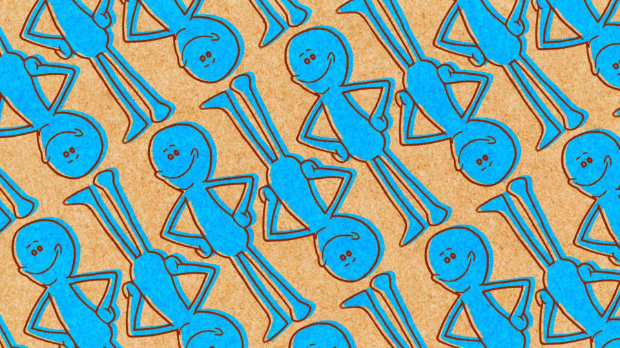 Mr Meeseeks Pattern Wallpaper