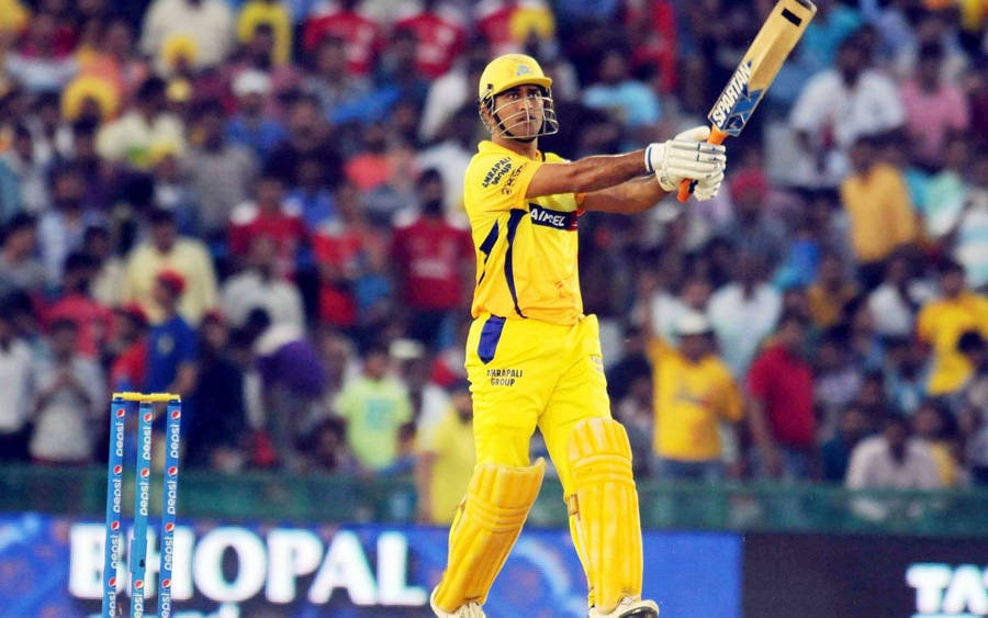 Ms Dhoni Hd Ipl Match Wallpaper