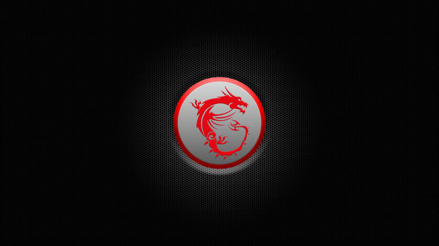 Msi 4k Red Dragon Button Logo Wallpaper