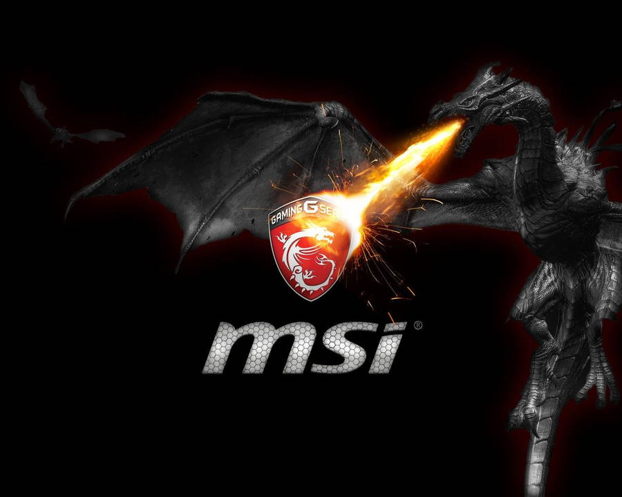 Msi Gaming G Series Logo Dragon Fire Wallpaper