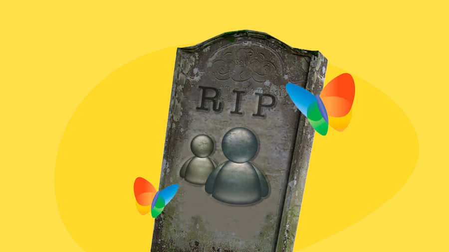 Msn Tombstone On Yellow Wallpaper