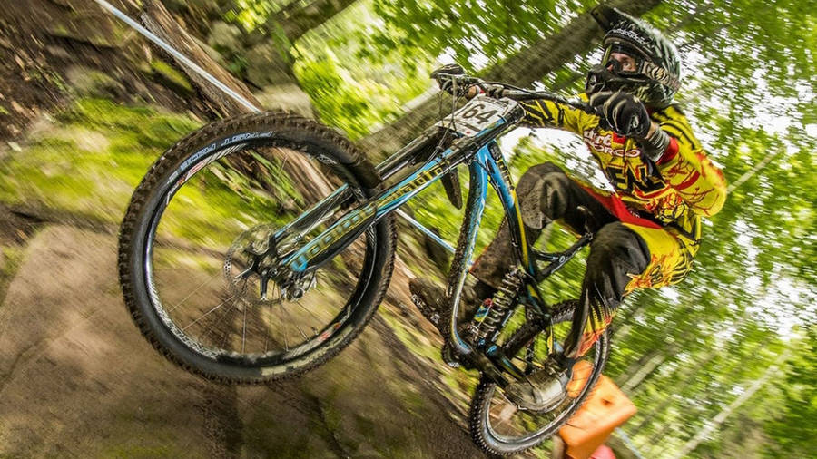 Mtb Race Biker 164 Wallpaper