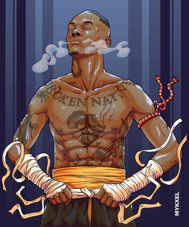 Muay Thai Israel Adesanya Wallpaper