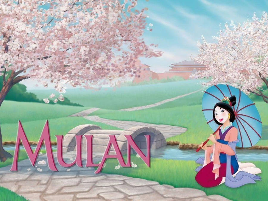 Mulan Transforms Into A Beautiful Traditional Geisha. Wallpaper