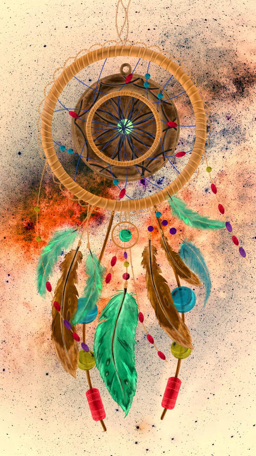 Multicolor Dream Catcher Wallpaper