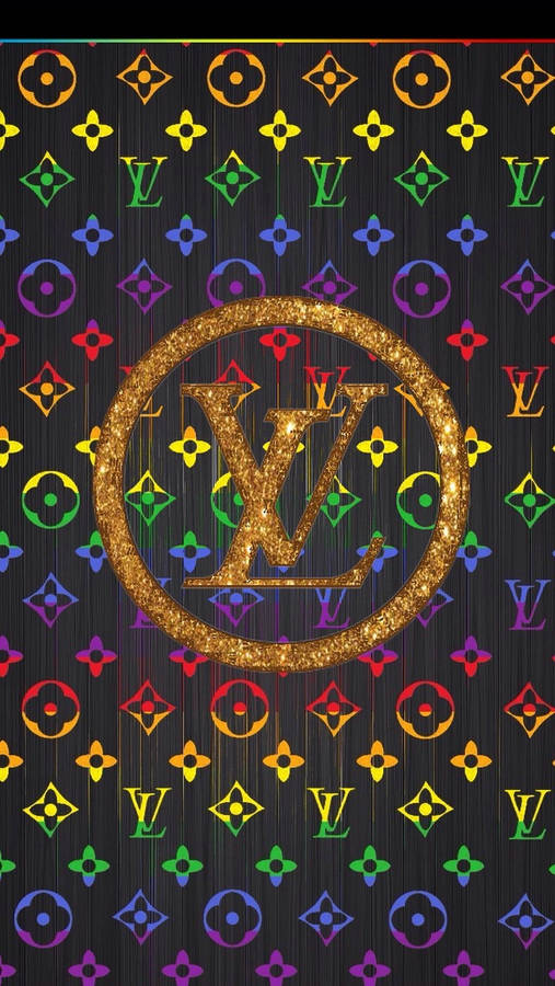 Multicolored Louis Vuitton Phone Wallpaper