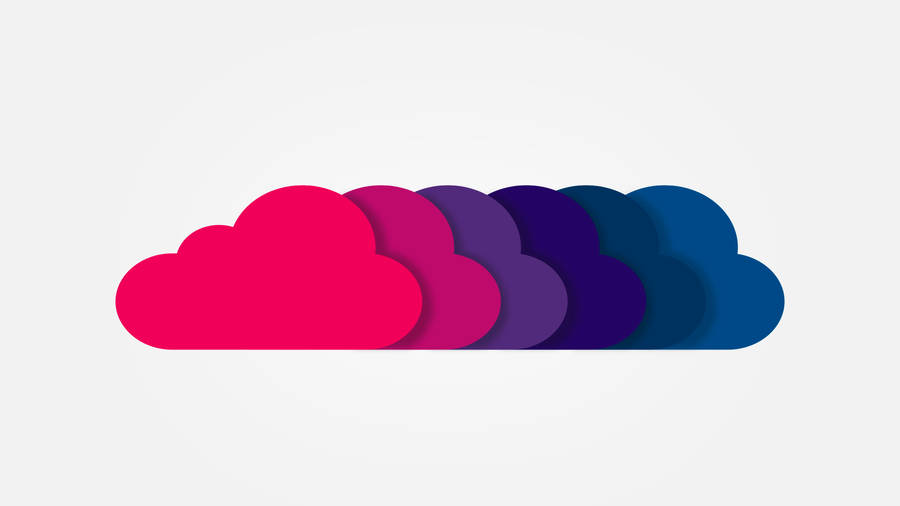 Multiple Clouds Poster Design Wallpaper