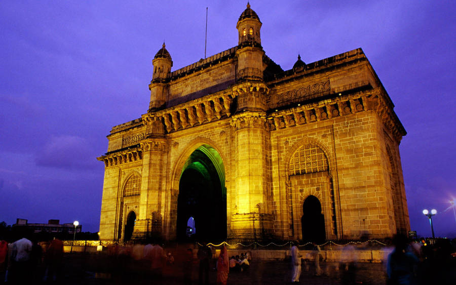 Mumbai Gateway Evening Wallpaper