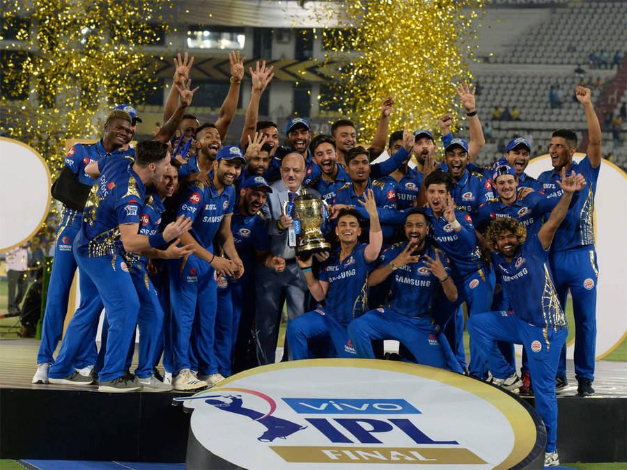 Mumbai Indians Championship Victory Wallpaper