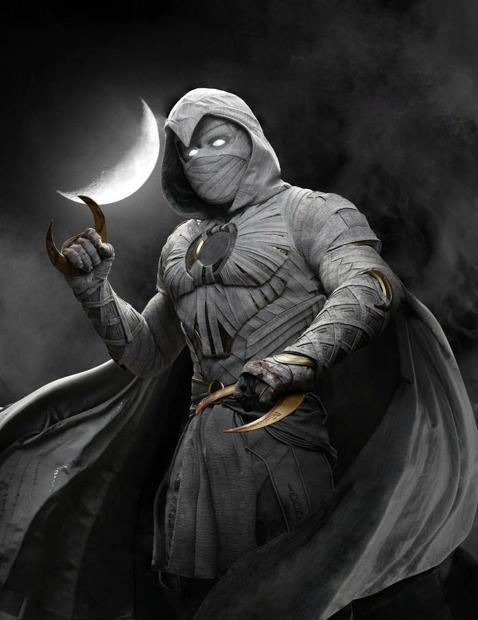 Mummified Marvel Hero Moon Knight Phone Wallpaper