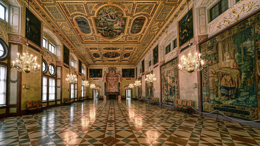 Munich Residenz Ballroom Wallpaper